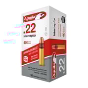 AGUILA - INTERCEPTOR COPPER PLATED SOLID POINT 22LR AMMO