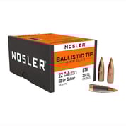 NOSLER, INC. - BALLISTIC TIP VARMINT 22 CALIBER (0.224") RIFLE BULLETS