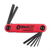 BONDHUS - GORILLA GRIP® FOLD-UP METRIC HEX WRENCH SET BONDHUS - GORILLA GRIP® FOLD-UP METRIC HEX WRENCH SET