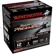 WINCHESTER - SUPER PHEASANT 12GAUGE 3" 1-5/8OZ #4 SHOT SHOTGUN AMMO