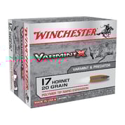 WINCHESTER - VARMINT X 17 HORNET RIFLE AMMO