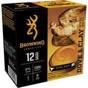 BROWNING AMMUNITION - DOVE & CLAY 2-3/4" 1OZ #6 STEEL SHOT 12 GAUGE AMMO