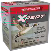 WINCHESTER - Winchester Xpert HV Steel 12ga 2.75" 1-1/8 oz. #4 25/bx