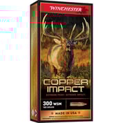 WINCHESTER - COPPER IMPACT 300 WINCHESTER SHORT MAGNUM (WSM) RIFLE AMMO