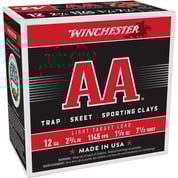 WINCHESTER - AA LIGHT TARGET LOAD 12 GAUGE SHOTGUN AMMO