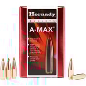 HORNADY - A-MAX® 30 CALIBER (0.308") POLYMER TIP BOATTAIL RIFLE BULLETS