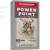WINCHESTER - POWER POINT 223 REMINGTON RIFLE AMMO