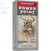 WINCHESTER - POWER POINT 7.62X39MM RIFLE AMMO