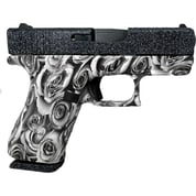 GLOCK - 43X CUSTOM 9MM GLITTER GOTH ROSE SEMI-AUTO HANDGUN W/FRONT RAILS