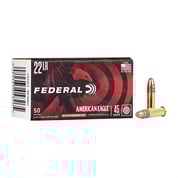 FEDERAL - AMERICAN EAGLE SUPPRESSOR 22 LONG RIFLE RIMFIRE AMMO