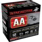 WINCHESTER - AA LOW RECOIL LOW NOISE TARGET LOAD 12 GAUGE SHOTGUN AMMO