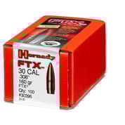 HORNADY - FTX 30 CALIBER (0.308") 30-30 WINCHESTER PTBT RIFLE BULLETS
