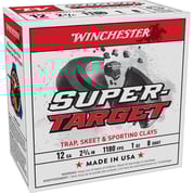 WINCHESTER - SUPER TARGET 12 GAUGE 2-3/4" 1oz #8 SHOT SHOTGUN AMMO