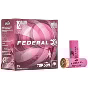 FEDERAL - TOP GUN PINK HULL 12 GAUGE 2-3/4" # 8 SHOT SHOTGUN AMMO