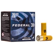 FEDERAL - GAME LOAD UPLAND HI-BRASS 20 GAUGE #5 SHOT SHOTGUN AMMO
