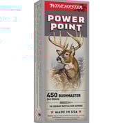 WINCHESTER - POWER POINT 450 BUSHMASTER RIFLE AMMO