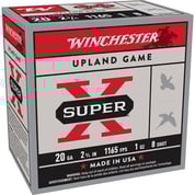 WINCHESTER - SUPER-X 20 GAUGE 2-3/4" #8 SHOT SHOTGUN AMMO