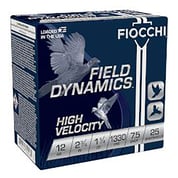 FIOCCHI AMMUNITION - UPLAND GAME 12 GAUGE 2-3/4" # 7.5 SHOT SHOTGUN AMMO