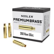 NOSLER, INC. - 260 REMINGTON PREMIUM BRASS