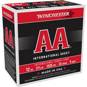 WINCHESTER - AA INTERNATIONAL 12 GAUGE 2-3/4" #9 SHOT SHOTGUN AMMO WINCHESTER - AA INTERNATIONAL 12 GAUGE 2-3/4" #9 SHOT SHOTGUN AMMO