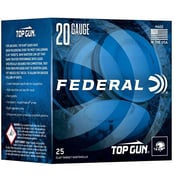 FEDERAL - TOP GUN 20 GAUGE 2-3/4" #7.5 SHOT SHOTGUN AMMO