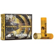 FEDERAL - PREMIUM TRUBALL 20 GAUGE 3" HOLLOW POINT SLUG SHOTGUN AMMO FEDERAL - PREMIUM TRUBALL 20 GAUGE 3" HOLLOW POINT SLUG SHOTGUN AMMO