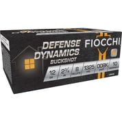 FIOCCHI AMMUNITION - DEFENSE BUCKSHOT 12 GAUGE AMMO