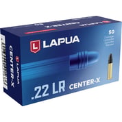 LAPUA - CENTER-X AMMO 22 LONG RIFLE 40GR LEAD ROUND NOSE LAPUA - CENTER-X AMMO 22 LONG RIFLE 40GR LEAD ROUND NOSE
