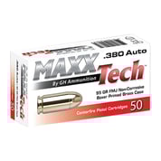MAXX TECH - MAXXTECH 380 AUTO HANDGUN AMMO