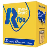 RIO OUTDOORS CORP. - WING & TARGET 20 GAUGE 2-3/4" #7.5 SHOT SHOTGUN AMMO