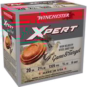WINCHESTER - XPERT GAME & TARGET 20 GAUGE 2-3/4" #6 SHOT SHOTGUN AMMO