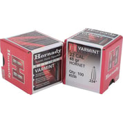 HORNADY - VARMINT™ HORNET 22 CALIBER (0.224") JACKETED SOFT POINT BULLETS HORNADY - VARMINT™ HORNET 22 CALIBER (0.224") JACKETED SOFT POINT BULLETS
