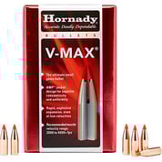 HORNADY - V-MAX® 20 CALIBER (0.204”) POLYMER TIP FLAT BASE RIFLE BULLETS