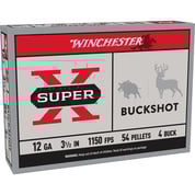 WINCHESTER - SUPER-X 12 GAUGE 3-1/2" #4 SHOT SHOTGUN AMMO
