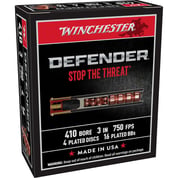 WINCHESTER - DEFENDER 410 BORE 2-1/2"/3" SHOTGUN AMMO WINCHESTER - DEFENDER 410 BORE 2-1/2"/3" SHOTGUN AMMO