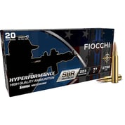 FIOCCHI AMMUNITION - HYPERFORMANCE SBR ENHANCED 223 REM MATCHKING HPBT RIFLE AMMO