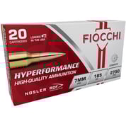 FIOCCHI AMMUNITION - HYPERFORMANCE 7MM PRC HOLLOW POINT BOAT TAIL RIFLE AMMO