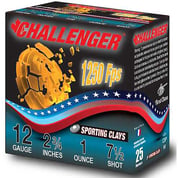 CHALLENGER AMMO - SPORTING CLAY 12 GAUGE 2-3/4" #7.5 SHOT SHOTGUN AMMO CHALLENGER AMMO - SPORTING CLAY 12 GAUGE 2-3/4" #7.5 SHOT SHOTGUN AMMO