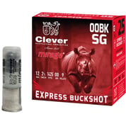 CLEVER - MIRAGE EXPRESS BUCKSHOT 12 GAUGE #00 BUCKSHOT SHOTGUN AMMO CLEVER - MIRAGE EXPRESS BUCKSHOT 12 GAUGE #00 BUCKSHOT SHOTGUN AMMO