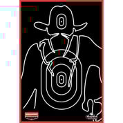 BIRCHWOOD CASEY - DIRTY BIRD GUNSLINGER SILHOUETTE 12 x 18" TARGET