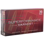 HORNADY - SUPERPERFORMANCE® VARMINT 223 WSSM V-MAX POLYMER TIP RIFLE AMMO