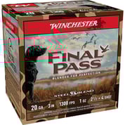 WINCHESTER - FINAL PASS 20 GAUGE 3” #2.5 & #4 SHOT BLEND SHOTGUN AMMO