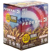 FEDERAL - TARGET 22 LONG RIFLE COPPER PLATED HOLLOW POINT RIMFIRE AMMO
