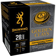 BROWNING AMMUNITION - GOLDEN CLAYS 28 GAUGE 2-3/4” #7.5 SHOT SHOTGUN AMMO