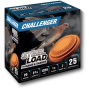 CHALLENGER AMMO - STEEL GAME & TARGET 20 GAUGE 2-3/4" #7 SHOT SHOTGUN AMMO CHALLENGER AMMO - STEEL GAME & TARGET 20 GAUGE 2-3/4" #7 SHOT SHOTGUN AMMO