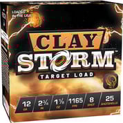 FIOCCHI AMMUNITION - CLAY STORM 12 GAUGE #7.5 SHOT SHOTGUN AMMO