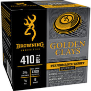 BROWNING AMMUNITION - GOLDEN CLAYS 410 BORE 2-3/4” #8 SHOT SHOTGUN AMMO