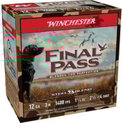 WINCHESTER - FINAL PASS 12 GAUGE 3” #2.5 & #4 SHOT BLEND SHOTGUN AMMO