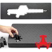 EYLAR - RAGAR CROSSLINKED FOAM INSERT 41.75"X13.5" FOR HARD RIFLE CASE