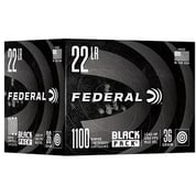 FEDERAL - BLACK PACK 22 LONG RIFLE COPPER PLATED HOLLOW POINT RIMFIRE AMMO